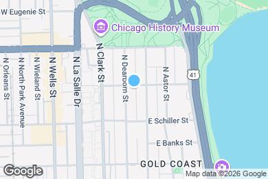 Map image of the property - 1451 N Dearborn St