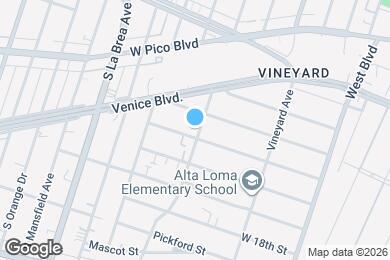 Map image of the property - 1669 S Rimpau Blvd