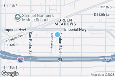 Map image of the property - 416 E 115th St