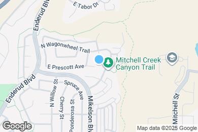 Map image of the property - 5620 E Prescott Ave