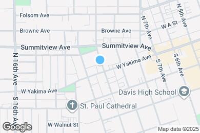 Map image of the property - 1001 W Yakima Ave