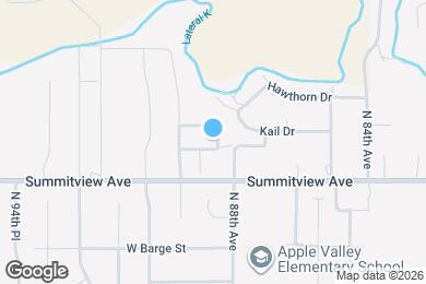 Map image of the property - 8805 Juanita Dr