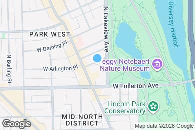 Map image of the property - 425 W Arlington Pl