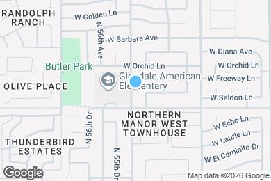Map image of the property - 8519 N 55th Ave