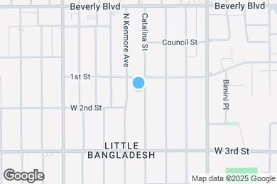 Map image of the property - 123 S Catalina St