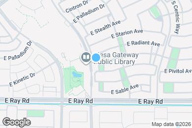 Map image of the property - 5032 S Curie Way
