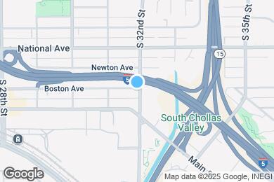 Map image of the property - 1208 S 32nd St