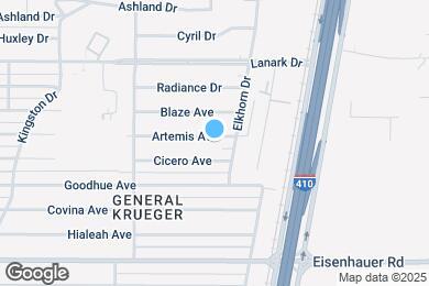 Map image of the property - 558 Artemis Dr