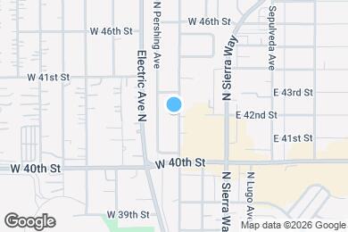 Map image of the property - 4196 N Mountain View Ave