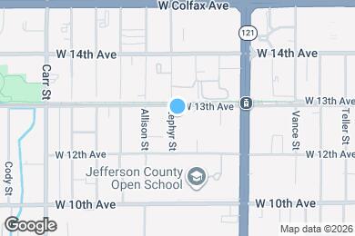Map image of the property - 1242 Zephyr St