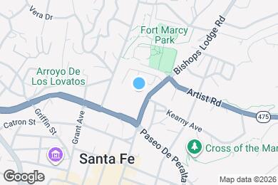 Map image of the property - 410 Bishops Lodge Rd