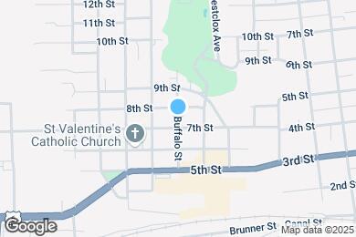 Map image of the property - 1212 Buffalo St