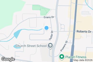 Map image of the property - 6908 Cedar Hill Ct