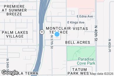 Map image of the property - 3716 E Beverly Ln