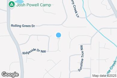 Map image of the property - 1174 Ridgeside Dr NW