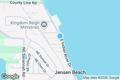 Map image of the property - 4410 NE Indian River Dr