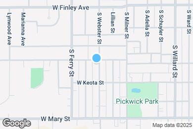 Map image of the property - 405 S Webster St