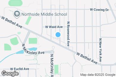 Map image of the property - 1901 N Maplewood Ave