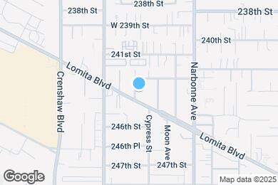 Map image of the property - 24324 Lomita Dr