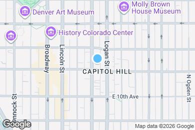 Map image of the property - 1100 N Grant St