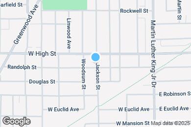 Map image of the property - 1310 S Jackson St