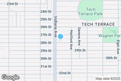 Map image of the property - 3316 28th St