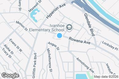 Map image of the property - 2914 1/4 Rowena Ave