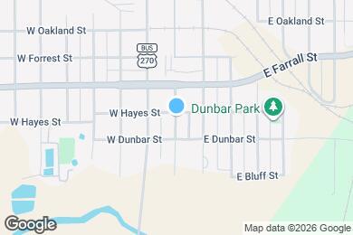 Map image of the property - 709 S Broadway Ave