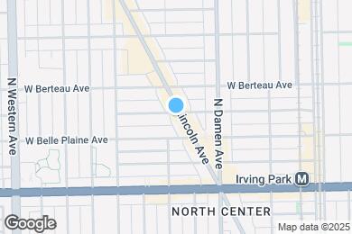 Map image of the property - 4128 N Lincoln Ave