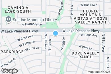 Map image of the property - 9451 W Ross Ave