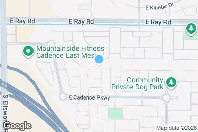 Map image of the property - 9546 E Thornbush Ave
