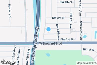 Map image of the property - 4871 NW 1st Ct