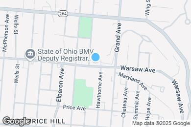 Map image of the property - 3108-3112 Warsaw Ave