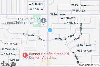 Map image of the property - 1896 S Pinto Dr