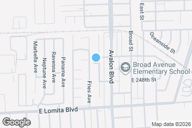 Map image of the property - 24617 Marine Ave