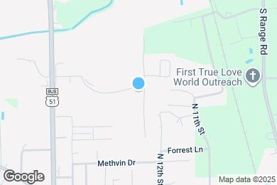 Map image of the property - 146 S Gate Dr