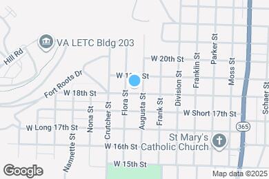 Map image of the property - 1713 W 18th St