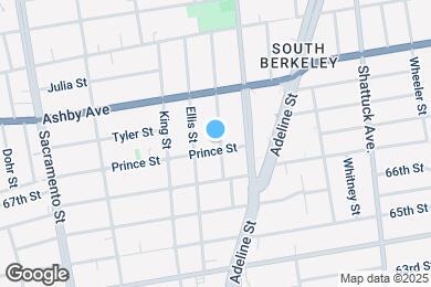 Map image of the property - 1817 Prince St