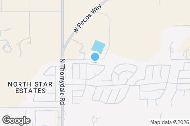 Map image of the property - 3650 W Mesa Ridge Trail