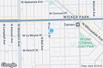 Map image of the property - 1465 N Leavitt St
