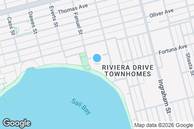 Map image of the property - 1327 La Palma St