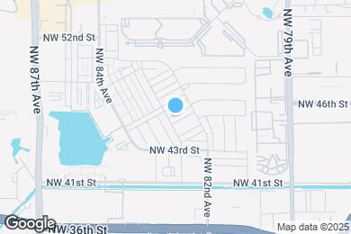 Map image of the property - 8268 NW 46th Ter