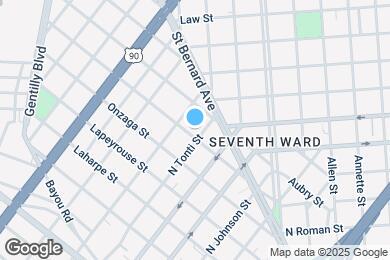 Map image of the property - 2313 Dabadie St