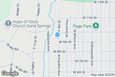 Map image of the property - 910 N Franklin Ave