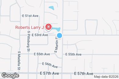 Map image of the property - 5311 S Martin St