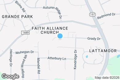 Map image of the property - 1819 Grady Dr