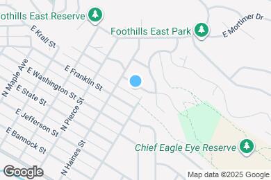 Map image of the property - 1427 E Hays St