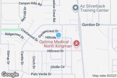 Map image of the property - 1080 Hillside Dr