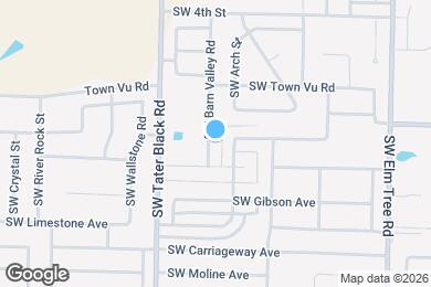 Map image of the property - 707 SW Barn Valley Rd