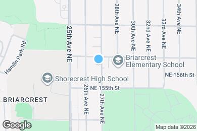 Map image of the property - 15547 27th Ave NE
